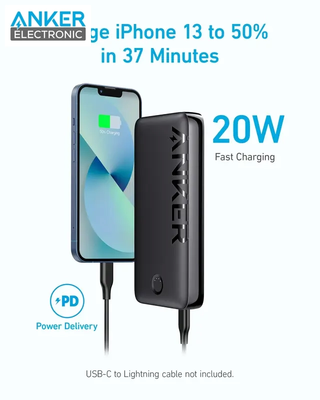 پاور بانک 20000 میلی آمپر انکر Anker 335 powercore 20000 mAh A1288 — تصویر ۵