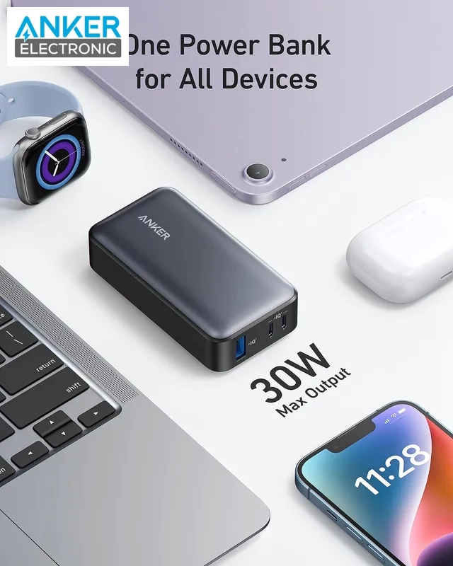پاوربانک 10000 میلی آمپر انکر Anker Powercore 10000mAh A1256 — تصویر ۴
