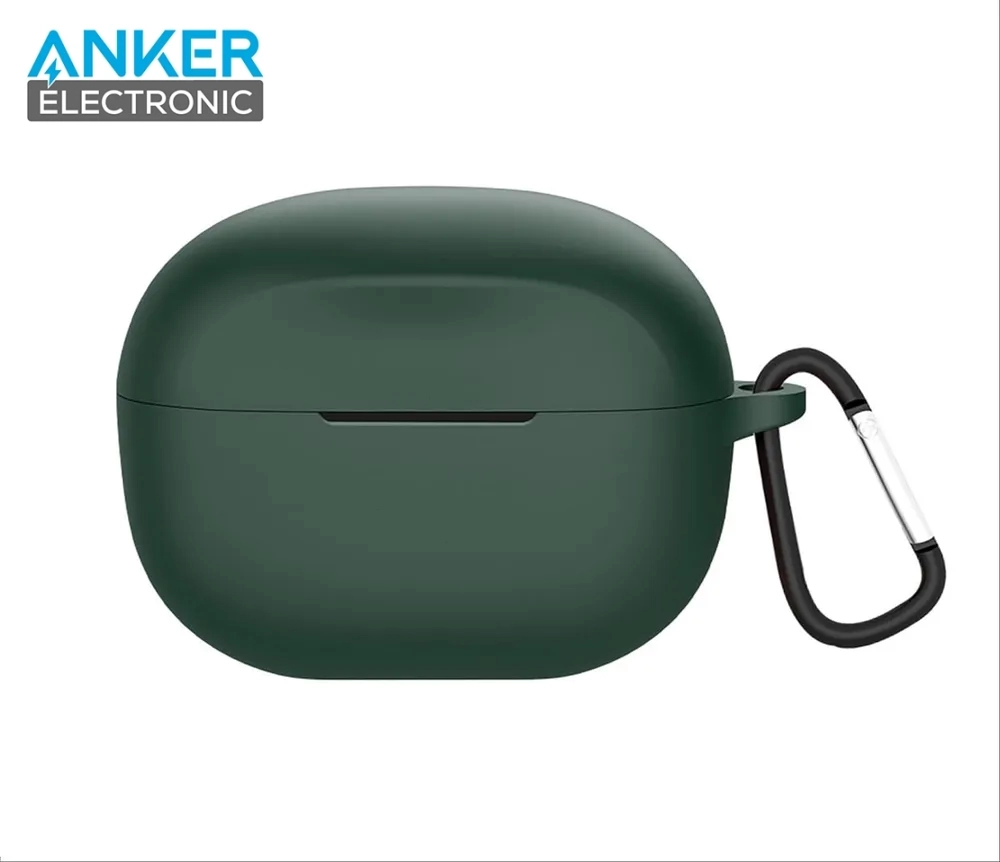 کیس محافظ سیلیکونی هدفون انکر Anker Soundcore Note 3i Silicon Case + آویز فلزی — تصویر ۳