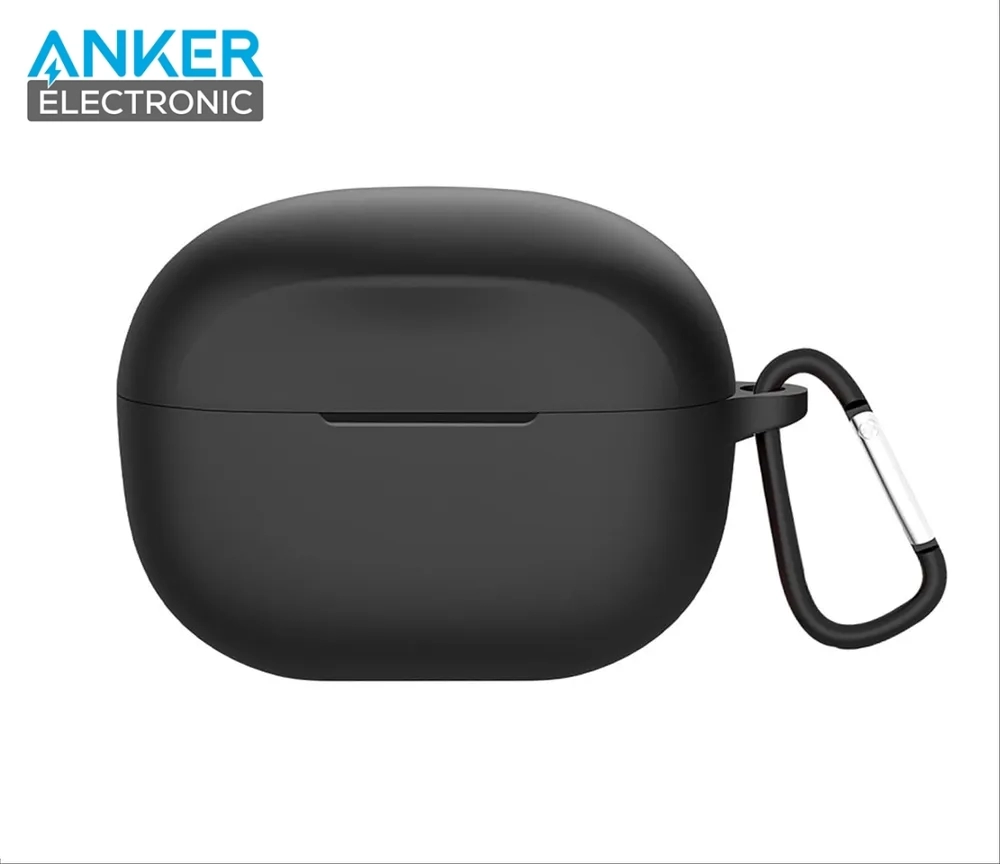 کیس محافظ سیلیکونی هدفون انکر Anker Soundcore Note 3i Silicon Case + آویز فلزی — تصویر ۴
