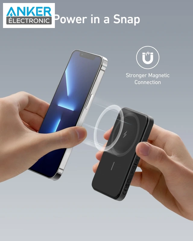 پاوربانک 5000 میلی آمپر انکر Anker 621 Magnetic Battery MagGo A1610 — تصویر ۳