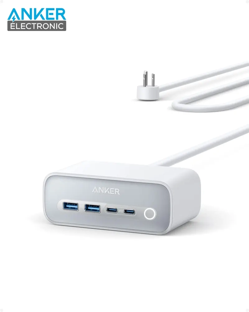 هاب شارژر رومیزی 6 در 1 انکر Anker 525 Charging Station A91C0 — تصویر ۳