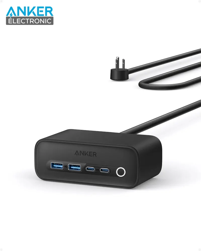 هاب شارژر رومیزی 6 در 1 انکر Anker 525 Charging Station A91C0 — تصویر ۵