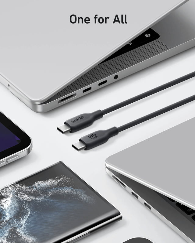 کابل 140 وات USB-C به USB-C انکر Anker 544 USB-C to USB-C Cable 140W A80F2 — تصویر ۶