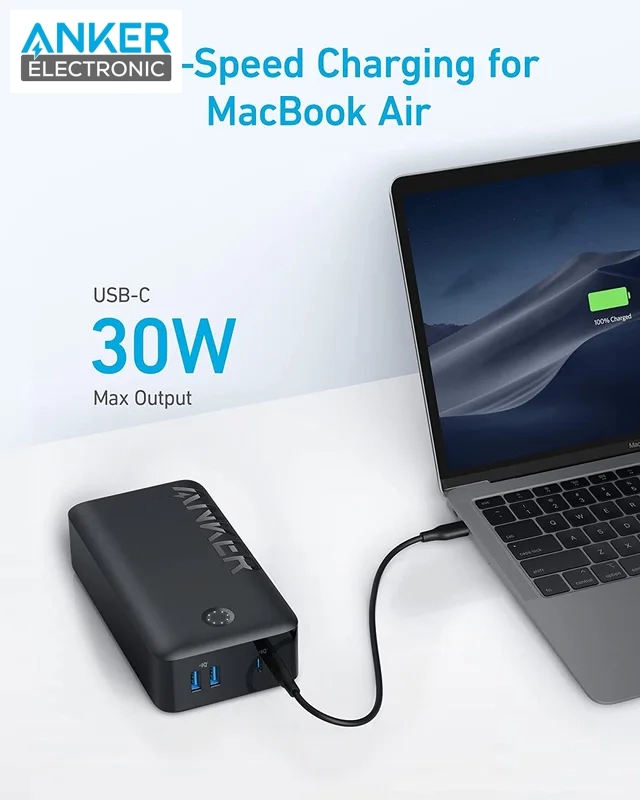 پاوربانک 40 هزار میلی آمپر انکر Anker Portable Charger 347 Powerbank A1377 — تصویر ۴