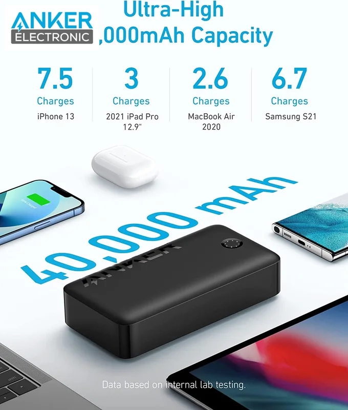 پاوربانک 40 هزار میلی آمپر انکر Anker Portable Charger 347 Powerbank A1377 — تصویر ۵