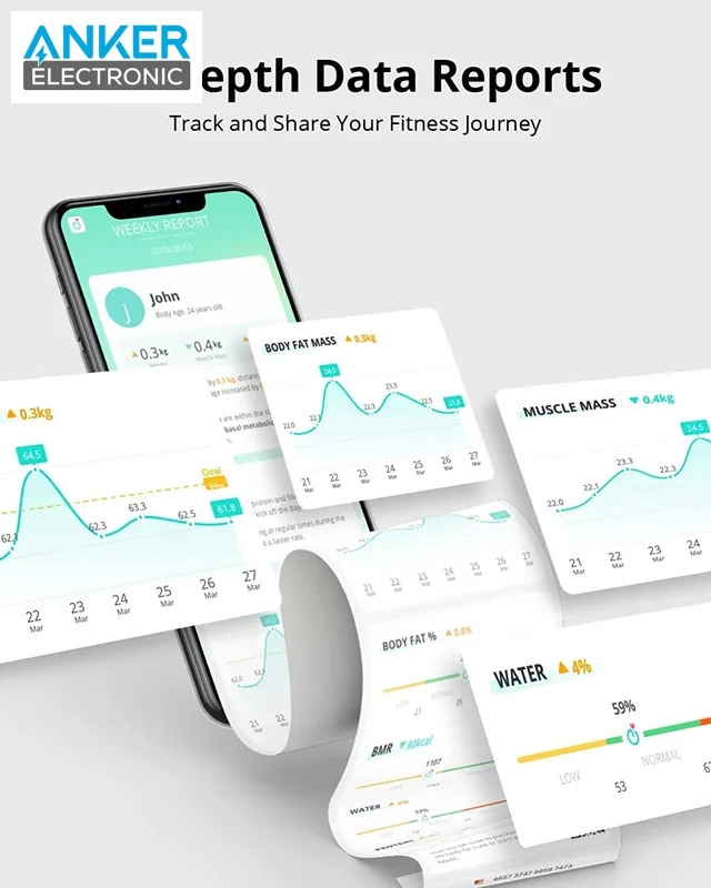 ترازو هوشمند انکر Anker Eufy Smart Scale P2 Pro T9149 — تصویر ۷