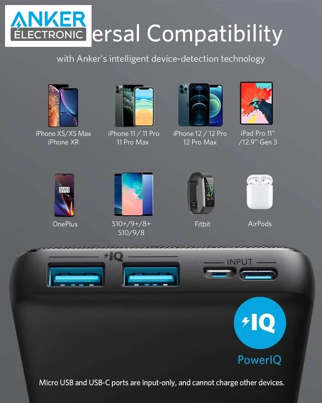 پاوربانک ۲۰۰۰۰ میلی آمپر انکر Anker PowerCore Essential 20000mAh A1268H12 — تصویر ۴