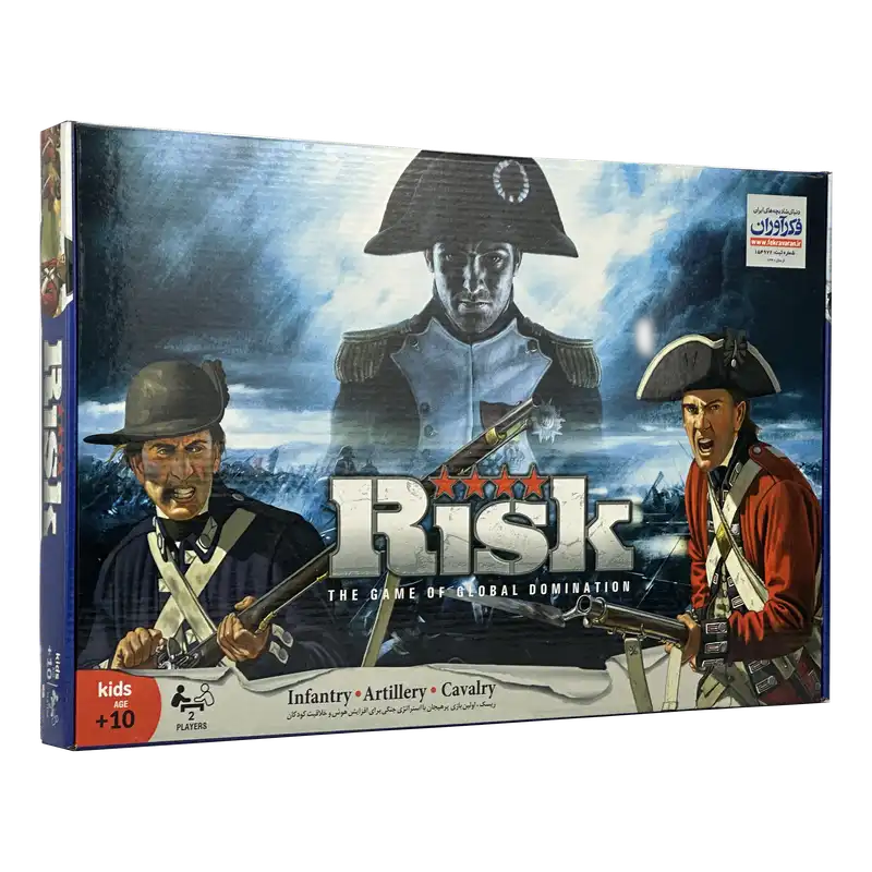 بازی فکری ریسک (Risk Classic Board Game) | نسخه کلاسیک دو نفره – فکرآوران — تصویر ۲
