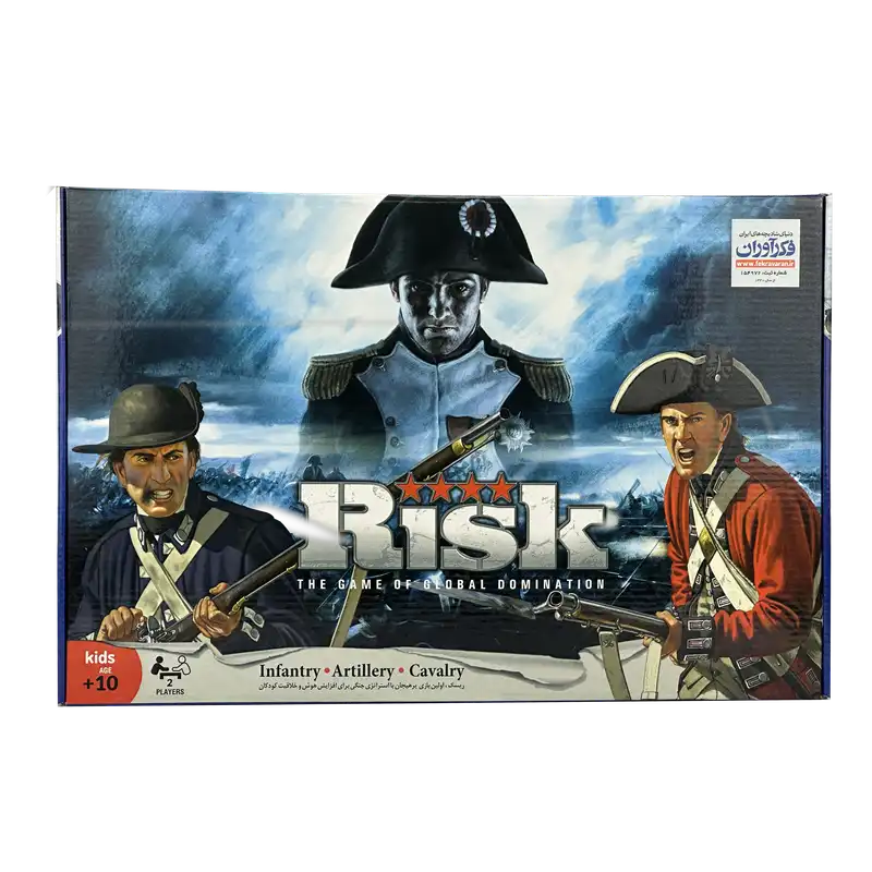 بازی فکری ریسک (Risk Classic Board Game) | نسخه کلاسیک دو نفره – فکرآوران — تصویر ۳