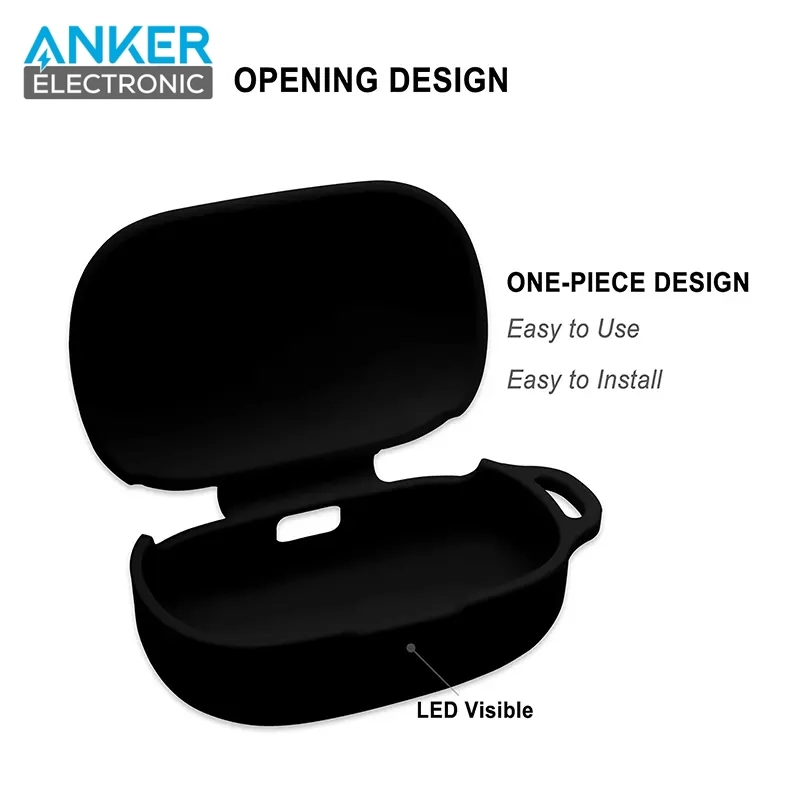 کیس محافظ سیلیکونی هدفون انکر مخصوص Anker Soundcore Life P2 Silicon Case — تصویر ۳