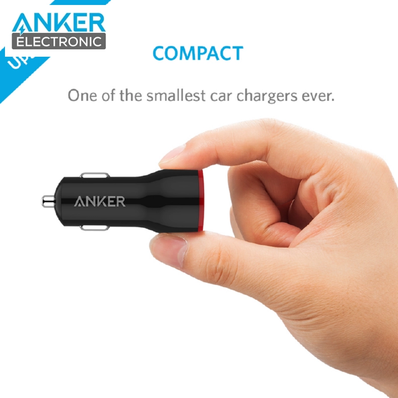 شارژر فندکی 24 وات انکر Anker 24W Powerdrive 2 A2310 — تصویر ۴