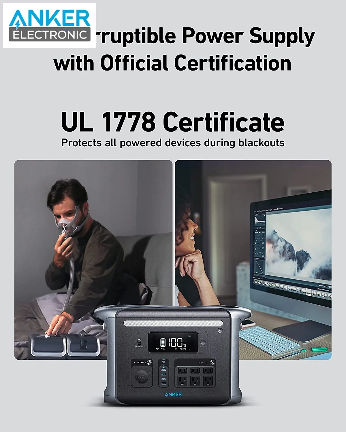 پاوراستیشن 1500 وات انکر Anker 757 Portable 1229Wh Power Station A1770 — تصویر ۴