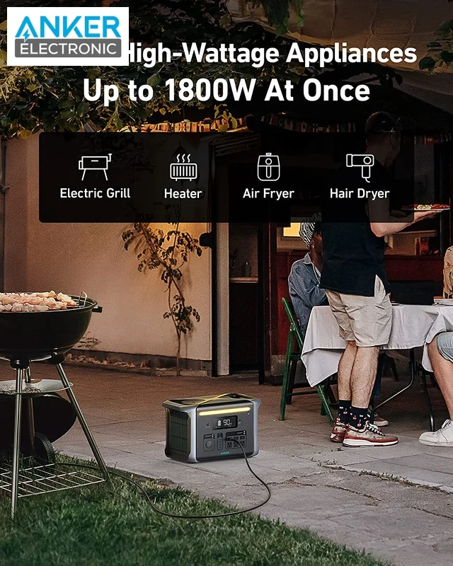 پاوراستیشن 1500 وات انکر Anker 757 Portable 1229Wh Power Station A1770 — تصویر ۸