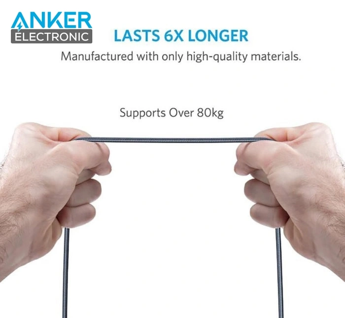 کابل شارژ انکر ANKER PowerLine Select+ USB-C to USB-A A8023 — تصویر ۶