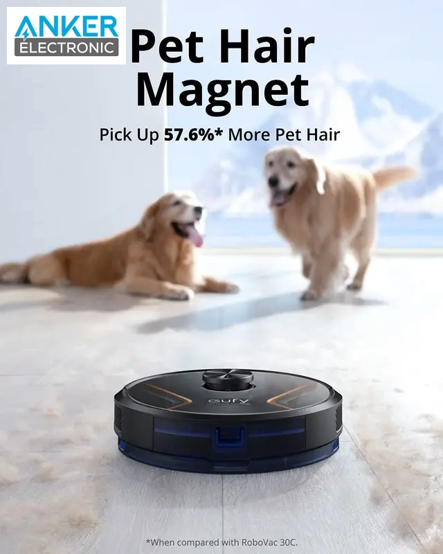 جارو هوشمند رباتیک انکر Anker Eufy RoboVac X8 Robot Vacuum Cleaner T2261 — تصویر ۴