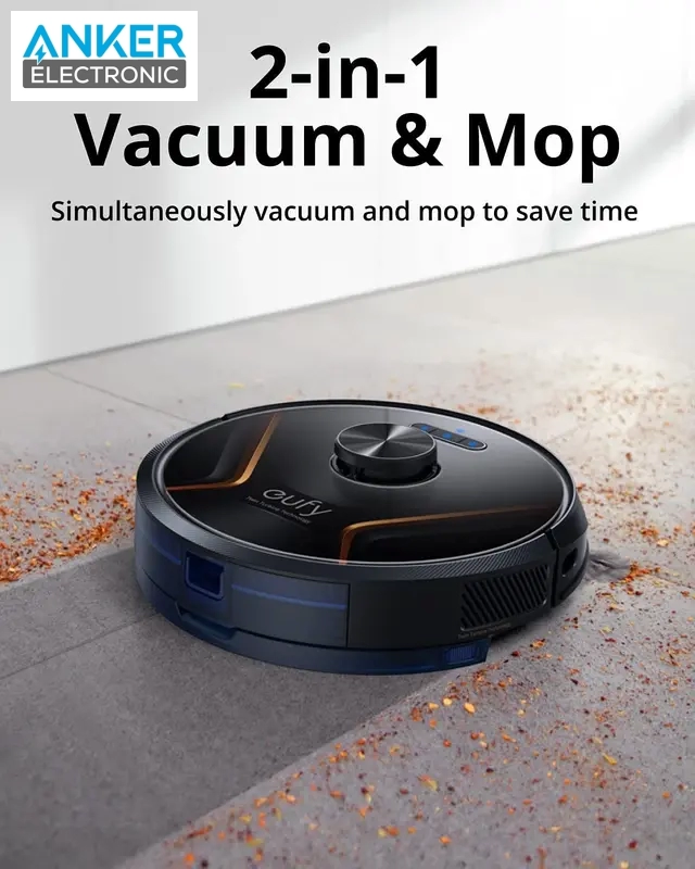 جارو هوشمند رباتیک انکر Anker Eufy RoboVac X8 Robot Vacuum Cleaner T2261 — تصویر ۶