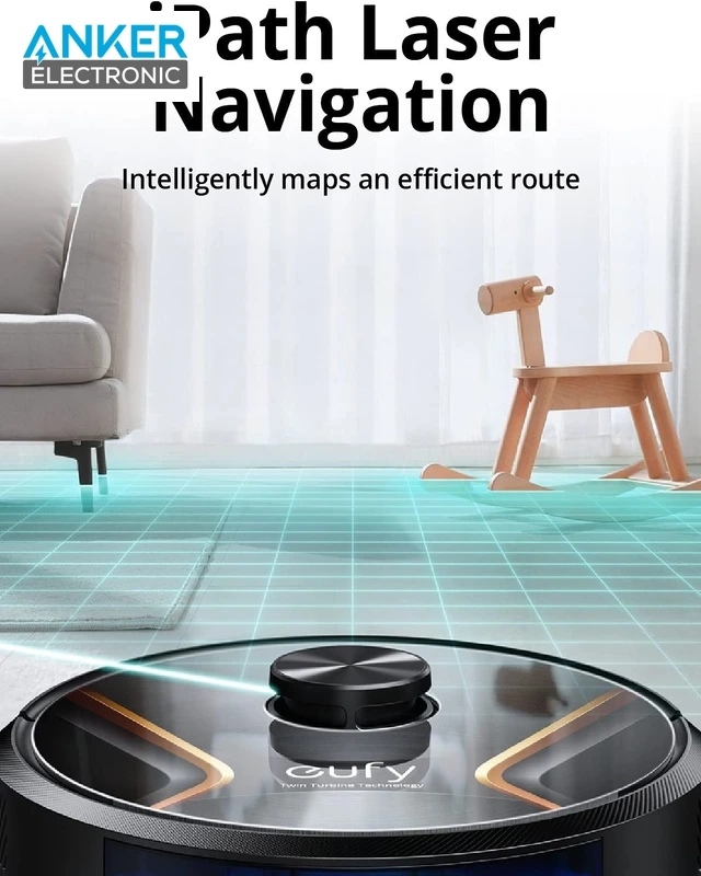 جارو هوشمند رباتیک انکر Anker Eufy RoboVac X8 Robot Vacuum Cleaner T2261 — تصویر ۷