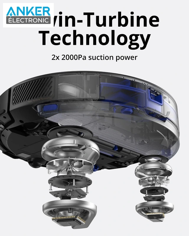 جارو هوشمند رباتیک انکر Anker Eufy RoboVac X8 Robot Vacuum Cleaner T2261 — تصویر ۸