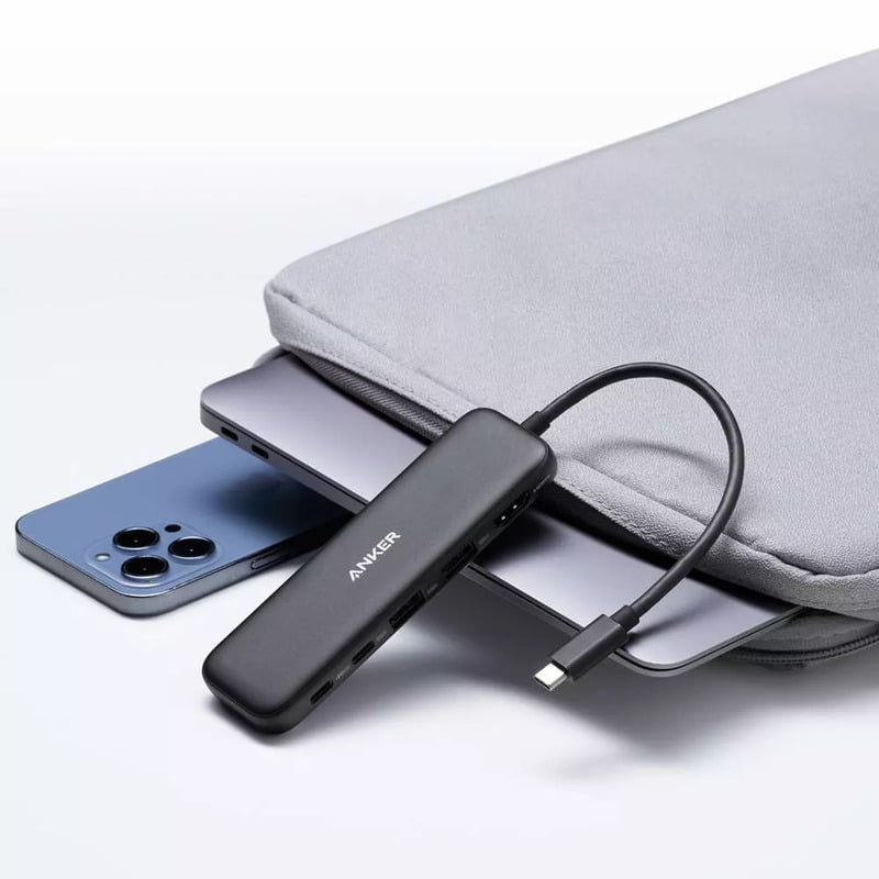 هاب 5 در 1 USB-C انکر Anker USB C 332 Hub Adapter 5-in-1 A8355 — تصویر ۳