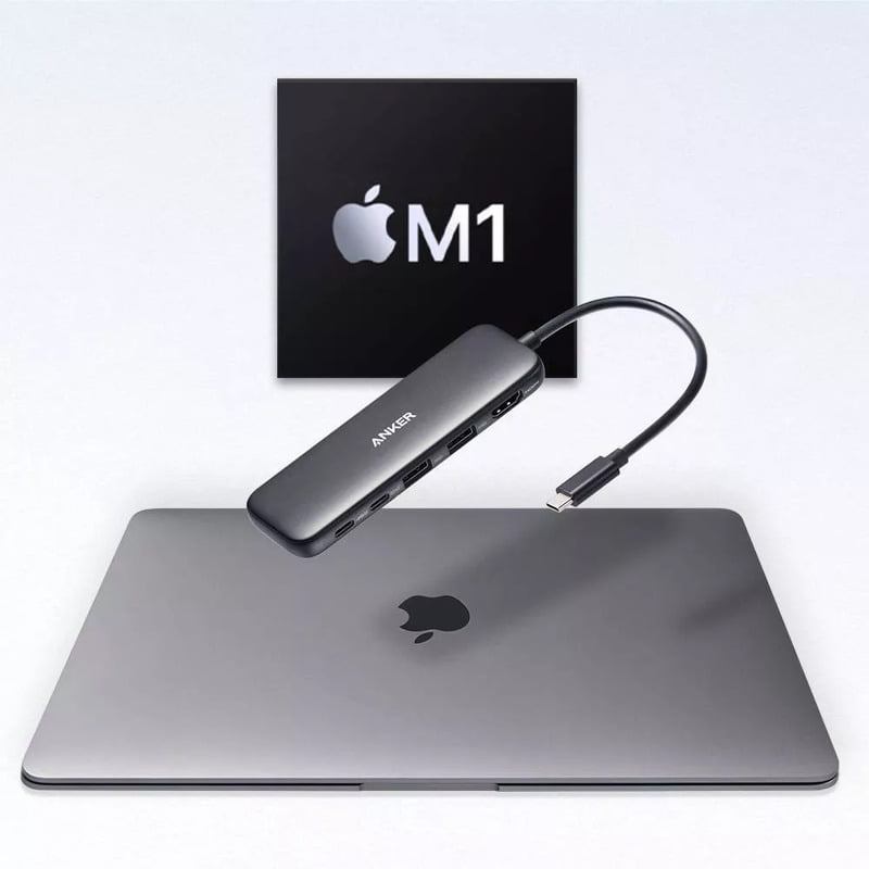 هاب 5 در 1 USB-C انکر Anker USB C 332 Hub Adapter 5-in-1 A8355 — تصویر ۴