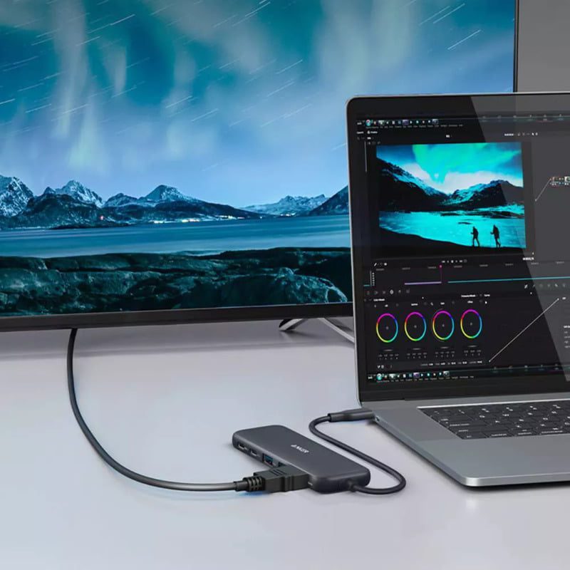 هاب 5 در 1 USB-C انکر Anker USB C 332 Hub Adapter 5-in-1 A8355 — تصویر ۷