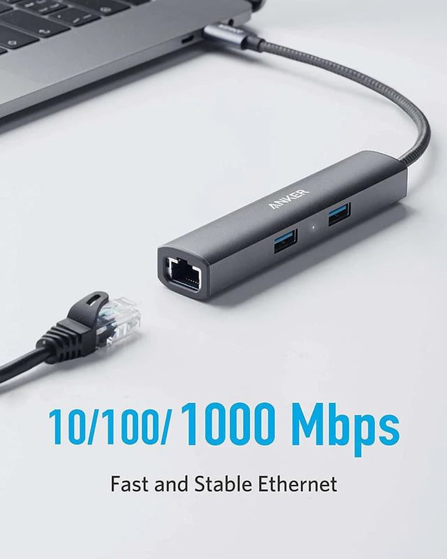 هاب 5 در 1 USB-C انکر Anker USB C Hub Adapter 5-in-1 A8338 — تصویر ۴