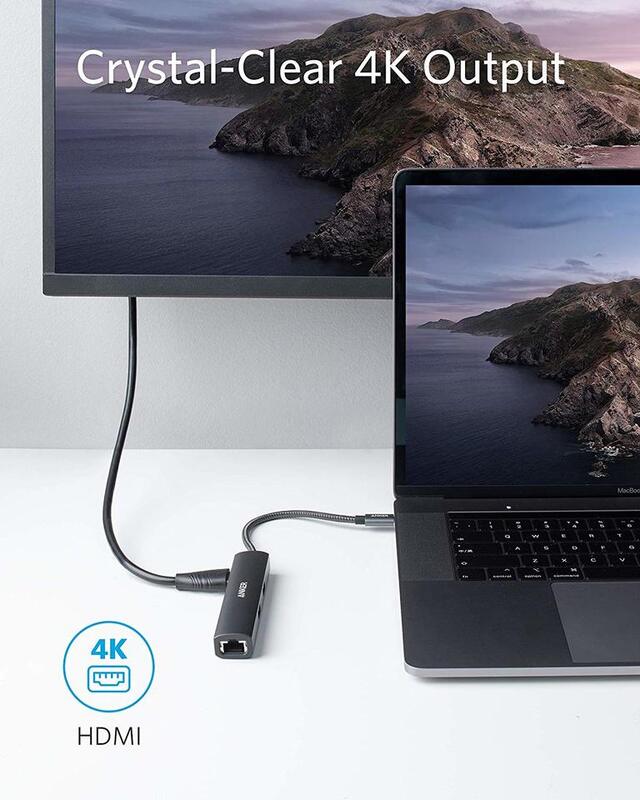 هاب 5 در 1 USB-C انکر Anker USB C Hub Adapter 5-in-1 A8338 — تصویر ۶