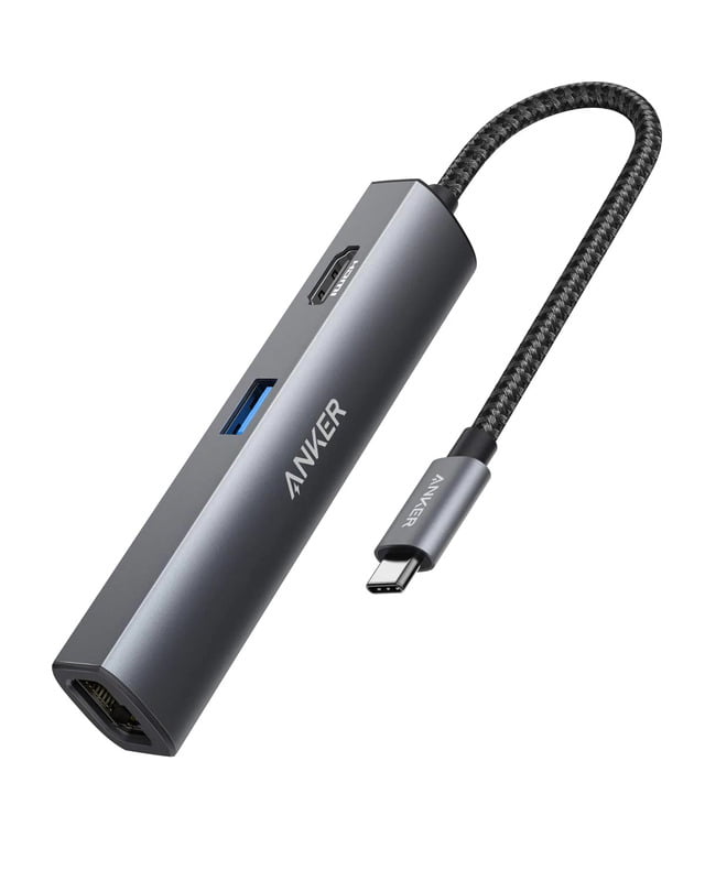 هاب 5 در 1 USB-C انکر Anker USB C Hub Adapter 5-in-1 A8338