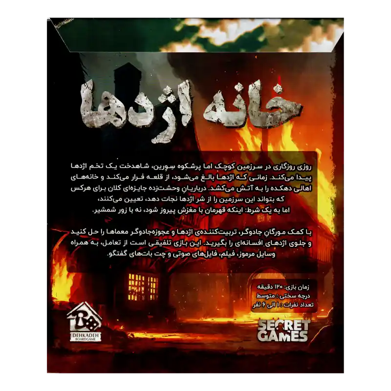 بازی فکری پرونده معمایی خانه اژدها (Dragon House) – دهکده بردگیم — تصویر ۳