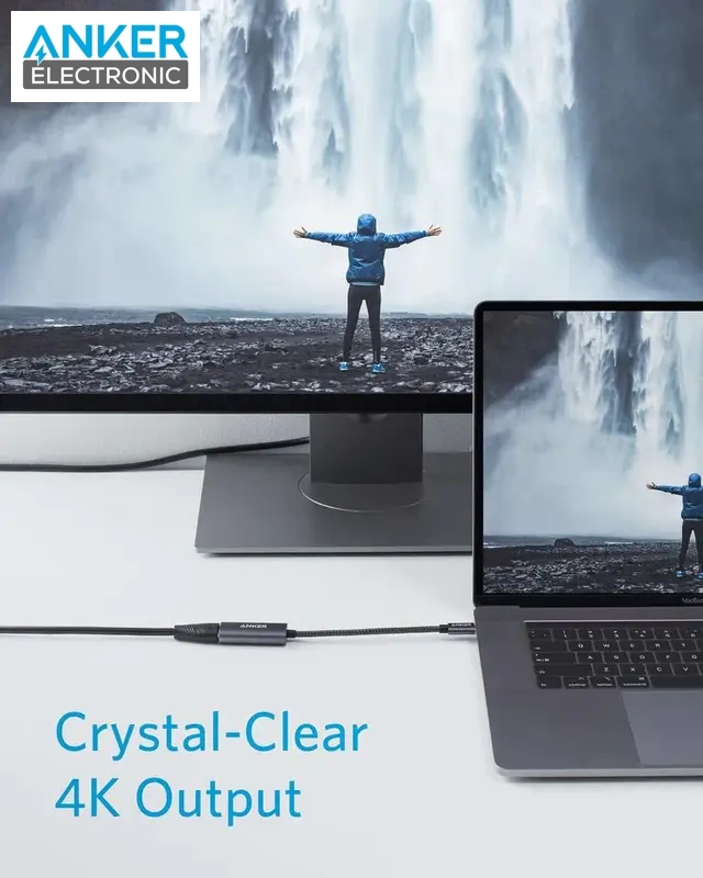 مبدل USB-C به HDMI انکر Anker 310 USB-C Adapter 4K HDMI A8312 — تصویر ۵