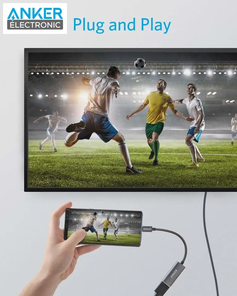 مبدل USB-C به HDMI انکر Anker 310 USB-C Adapter 4K HDMI A8312 — تصویر ۶