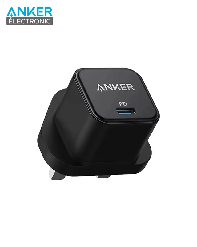 شارژر دیواری 20 وات انکر Anker PowerPort III 20W Cube A2149 + مبدل پریز (هدیه)