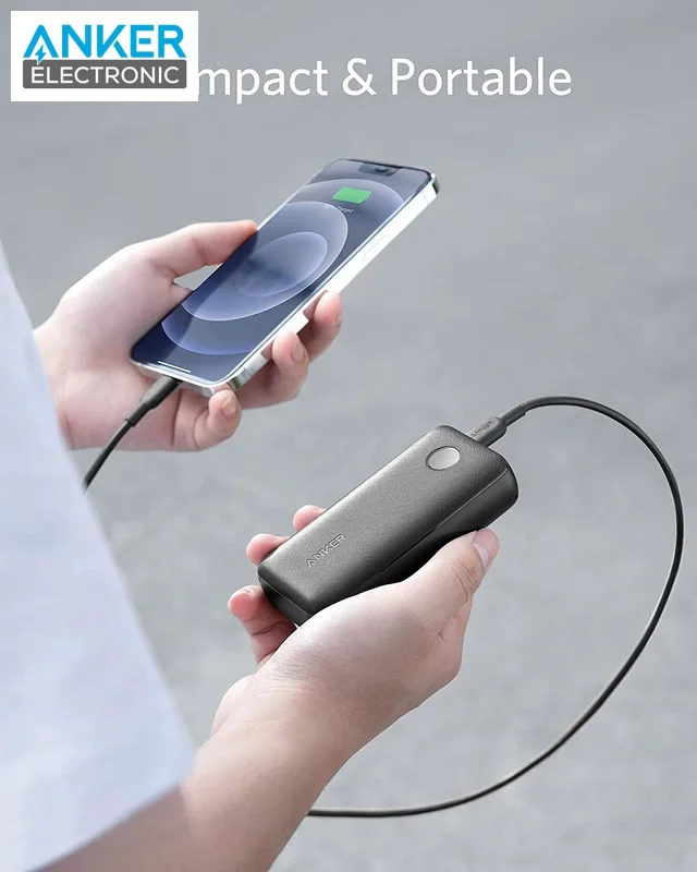پاوربانک 10000 میلی آمپر انکر Anker PowerCore Metro 10000 mAh A1246 بدنه پارچه ای — تصویر ۴