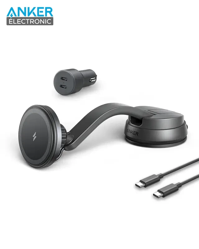 پایه نگهدارنده و وایرلس شارژ انکر Anker 613 Magnetic Wireless Charger B2930 — تصویر ۲
