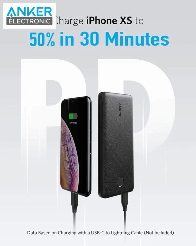 پاوربانک 10000 میلی آمپر انکر Anker PowerCore III Sense 10000 A1231H11 بدنه پارچه ای — تصویر ۸