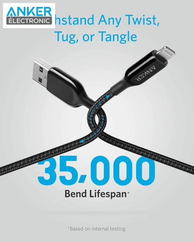 کابل USB-A به Lightning انکر Anker Powerline+ III Lightning to USB A Cable A8823 — تصویر ۴