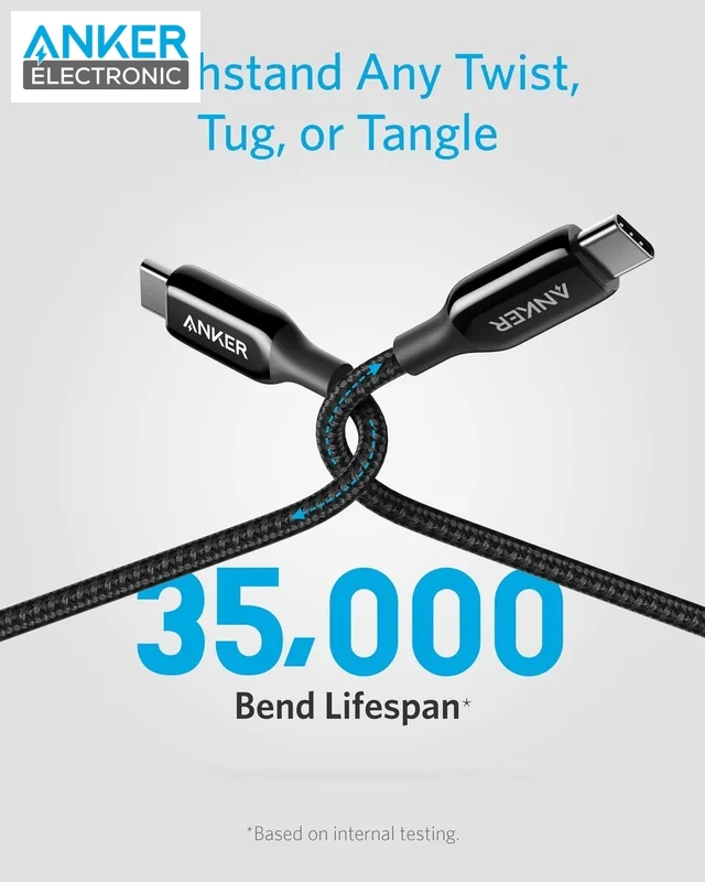کابل USB-C به USB-C انکر Anker PowerLine + III A8863 — تصویر ۵