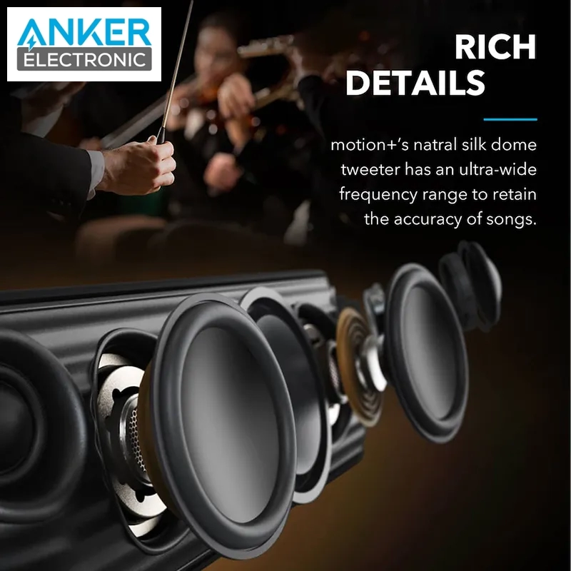اسپیکر بلوتوثی انکر Anker Soundcore Motion Plus A3116 — تصویر ۴