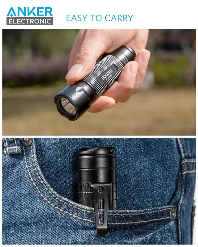 چراغ قوه تاکتیکال انکر Anker Bolder LC30 Flashlight T1426 — تصویر ۷