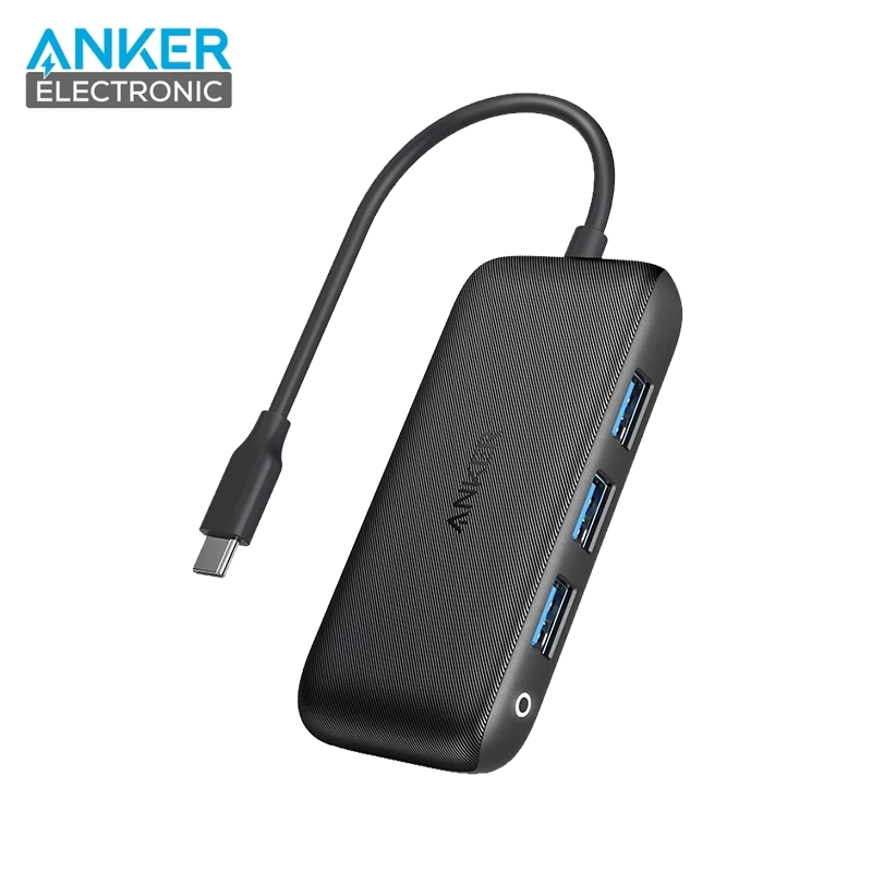 هاب دیتا USB-C انکر Anker Powerhub Classic 4-IN-1 USB-C HUB A8323