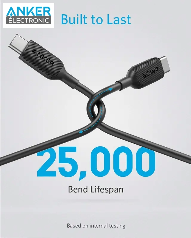 کابل شارژ 1.8 متر انکر Anker Powerline III Type-C To Type-C A8856 — تصویر ۴