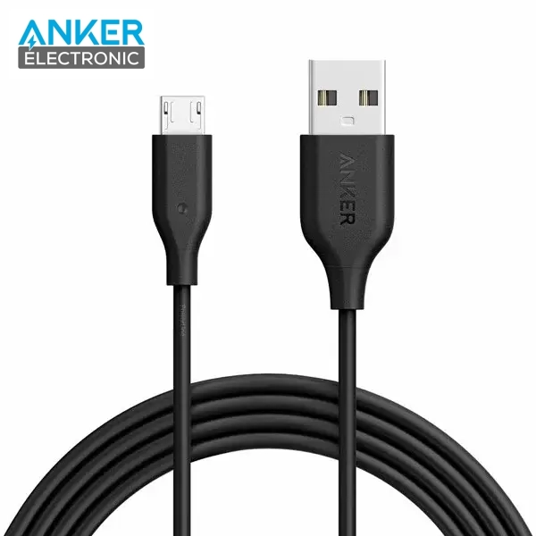 کابل شارژ میکرو یو اس بی انکر مدل Anker PowerLine USB A To MicroUSB 90CM A8132 — تصویر ۲