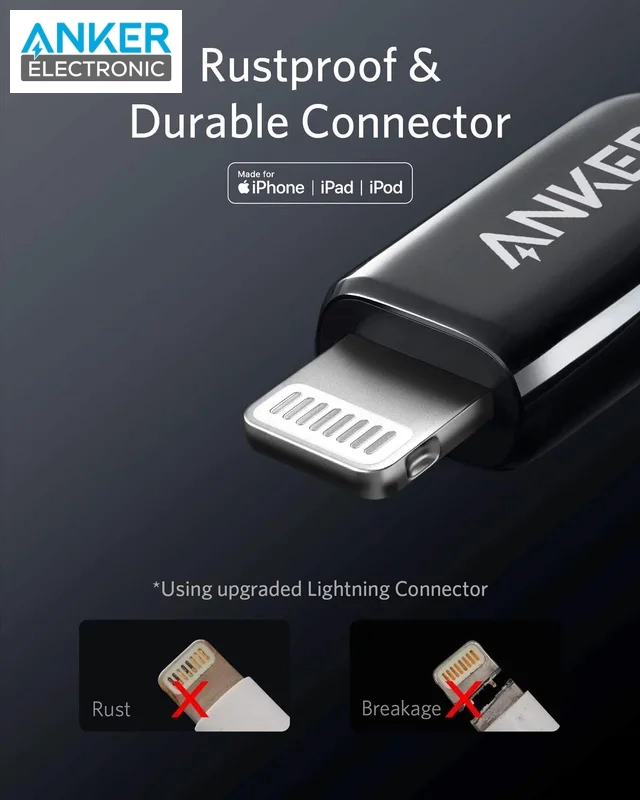 کابل انکر Anker Powerline+ III USB-C To Lightning A8842 — تصویر ۳