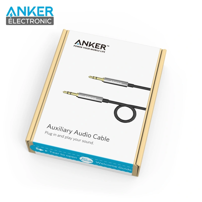 کابل انتقال صدا AUX انکر Anker Auxiliary Audio Cable 1.2m A7123 — تصویر ۳