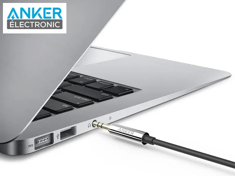 کابل انتقال صدا AUX انکر Anker Auxiliary Audio Cable 1.2m A7123 — تصویر ۴