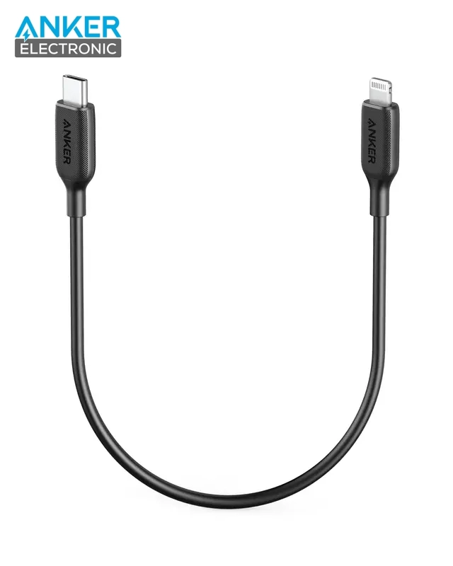 کابل 30 سانتی USB C به لایتنینگ انکر Anker USB-C to Lightning Cable A8831 — تصویر ۲