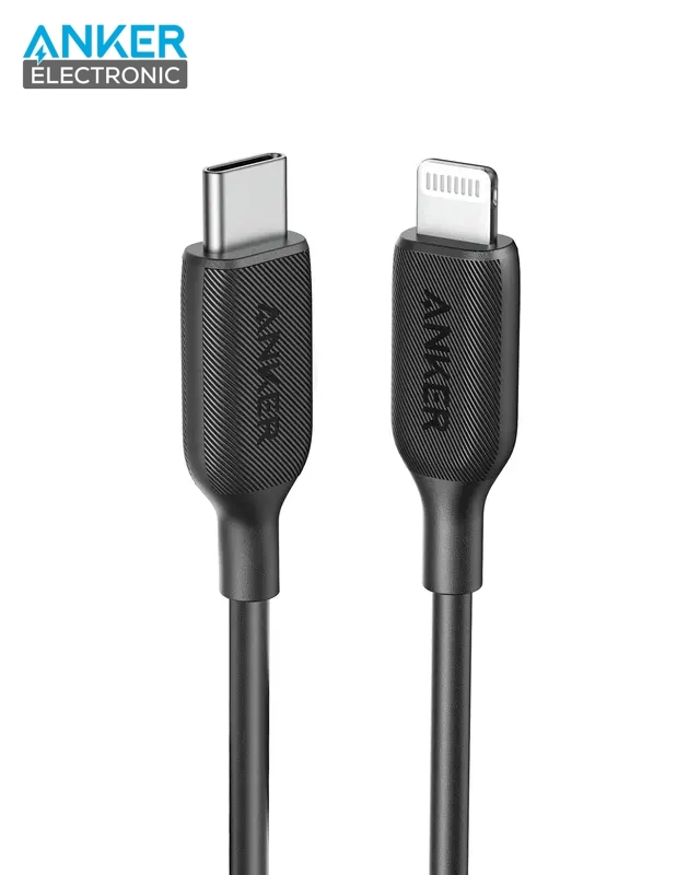 کابل 30 سانتی USB C به لایتنینگ انکر Anker USB-C to Lightning Cable A8831 — تصویر ۳