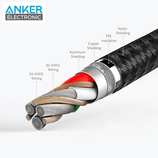 کابل شارژ انکر ANKER PowerLine Select+ USB-C to USB A 8022 — تصویر ۸