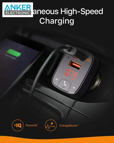 اف ام پلیر و شارژر فندکی انکر Anker Roav SmartCharge F2 R5111 — تصویر ۷